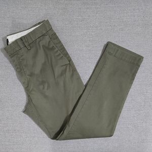 Banana Republic olive skinny-fit chinos